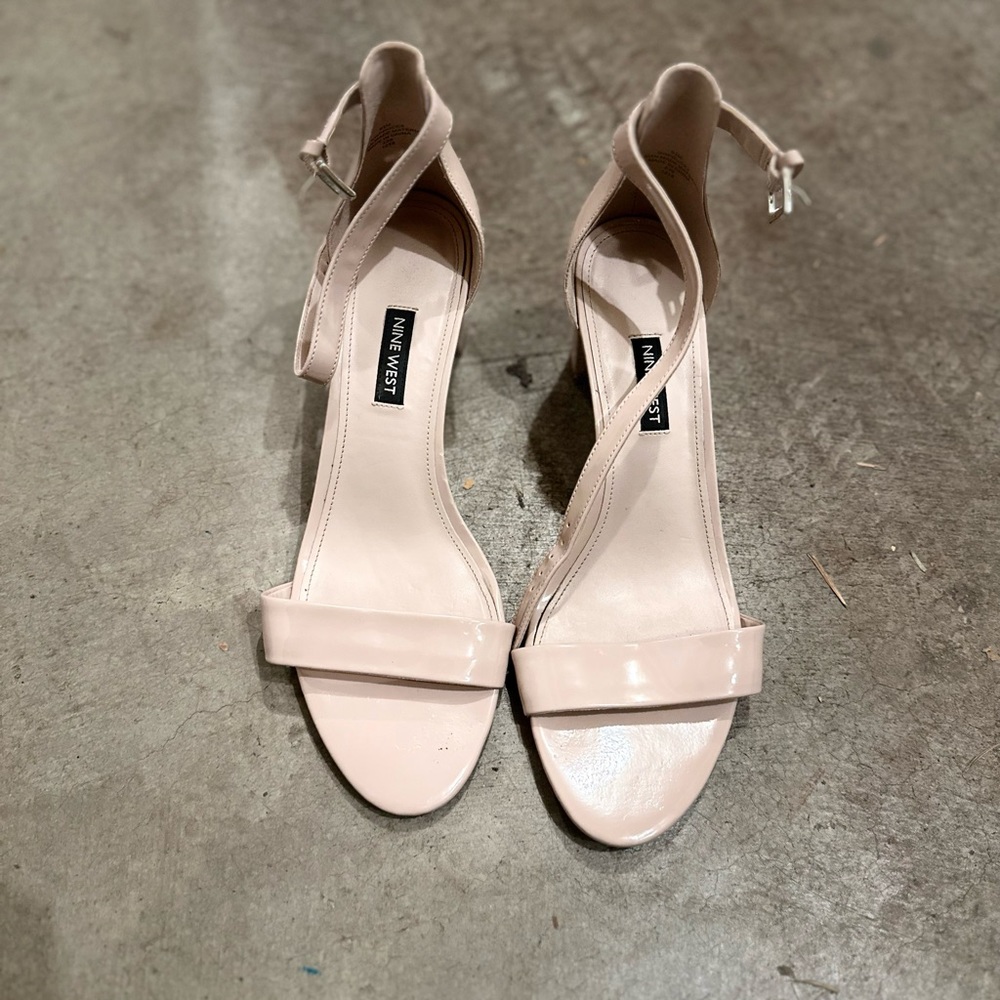 Nine West Ankle Strap Block Heels